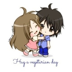 Hug a Vegetarian Day